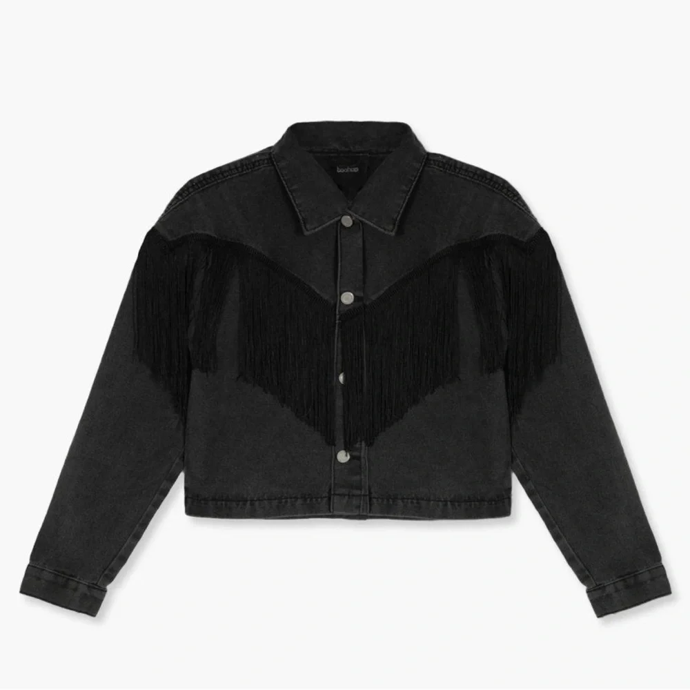 Fringe Jean Jacket - Picture 2 of 3